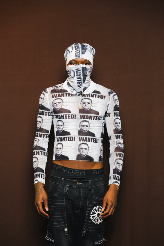 FBI WANTED MESH Long Sleeve
